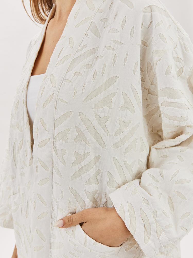 White Cotton Adina Jacket