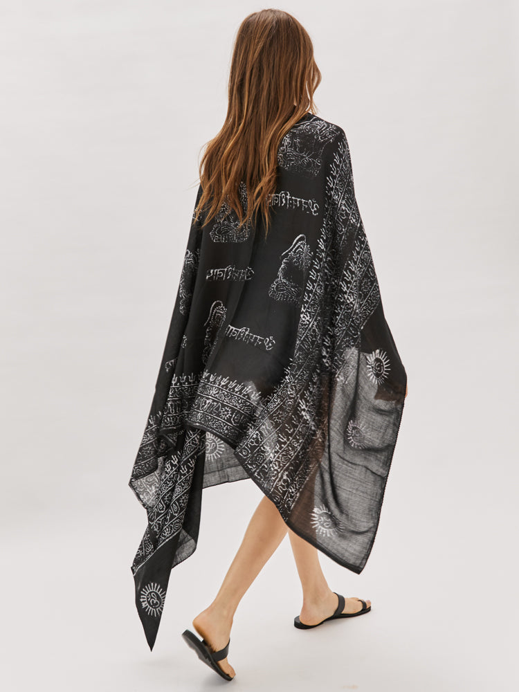 OM Scarf - Washed Black