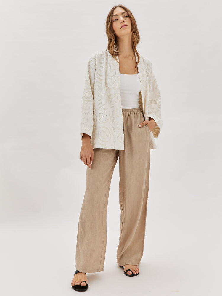 White Cotton Adina Jacket