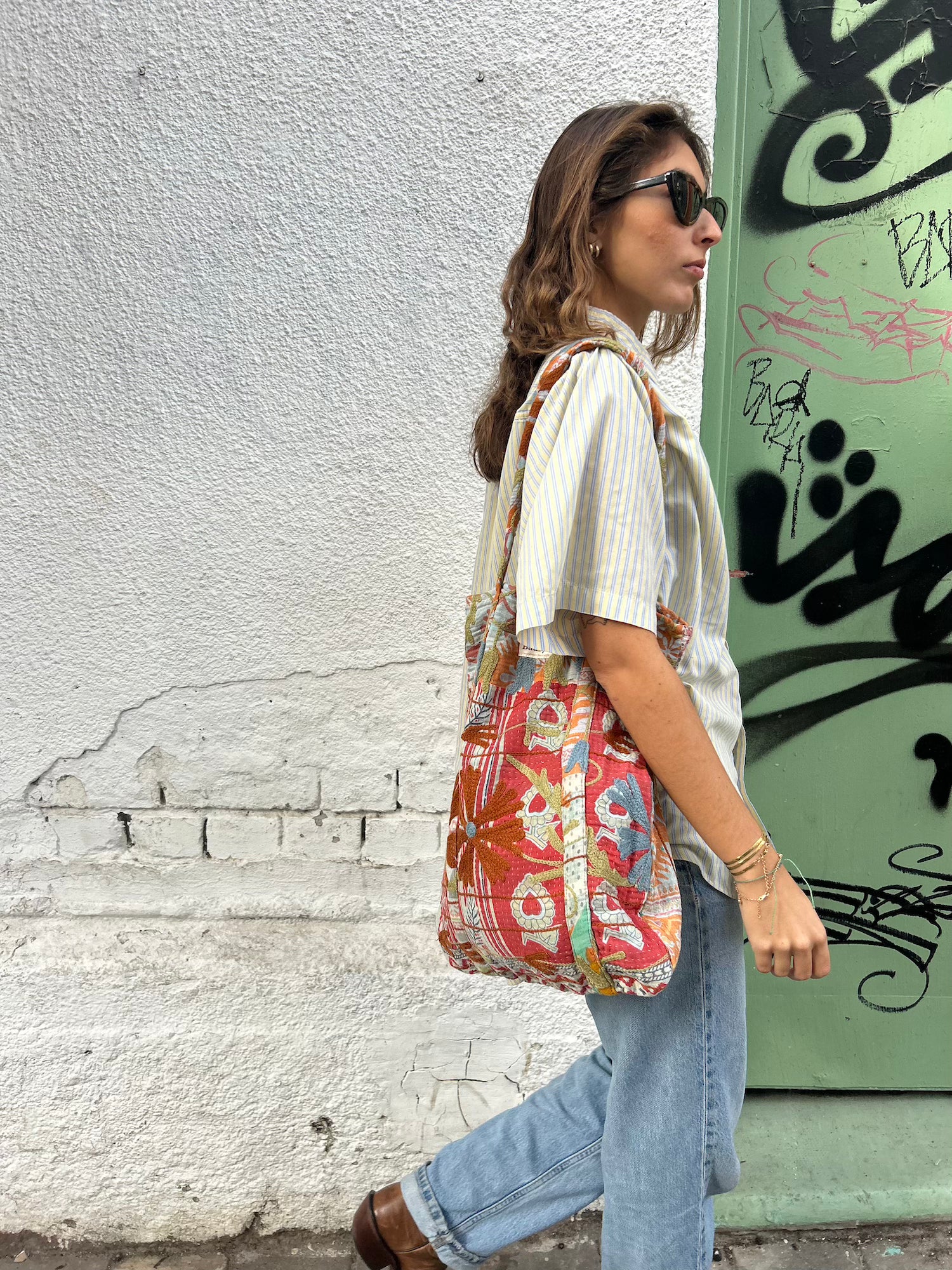 Kantha Suzani Bag