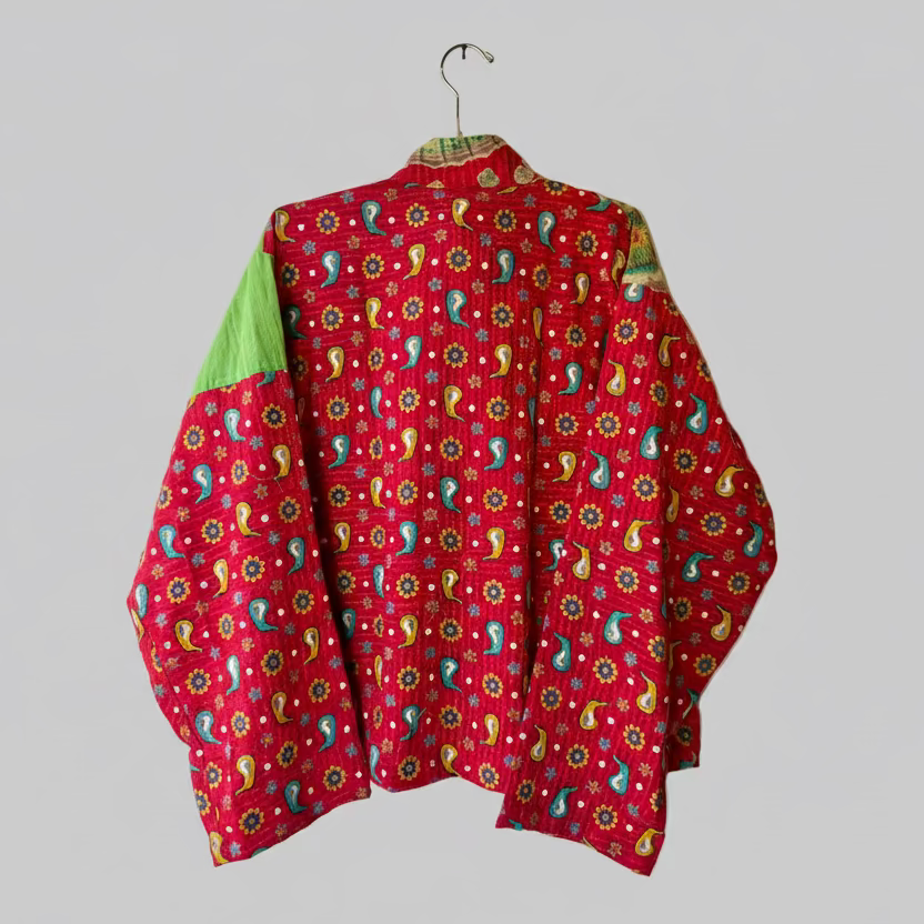 Short Kantha Jacket