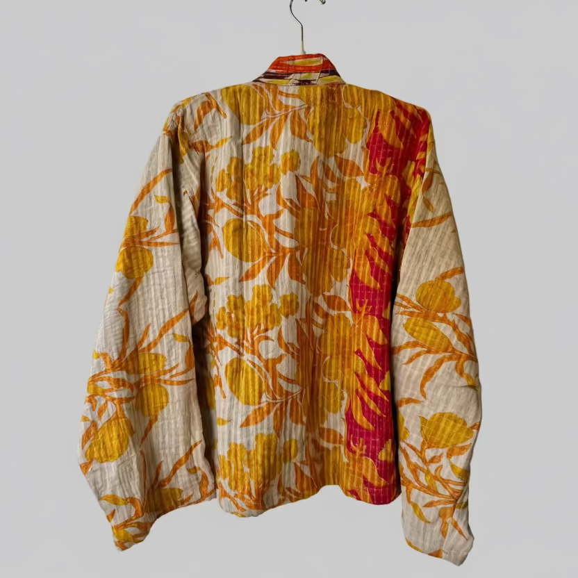 Short Kantha Jacket