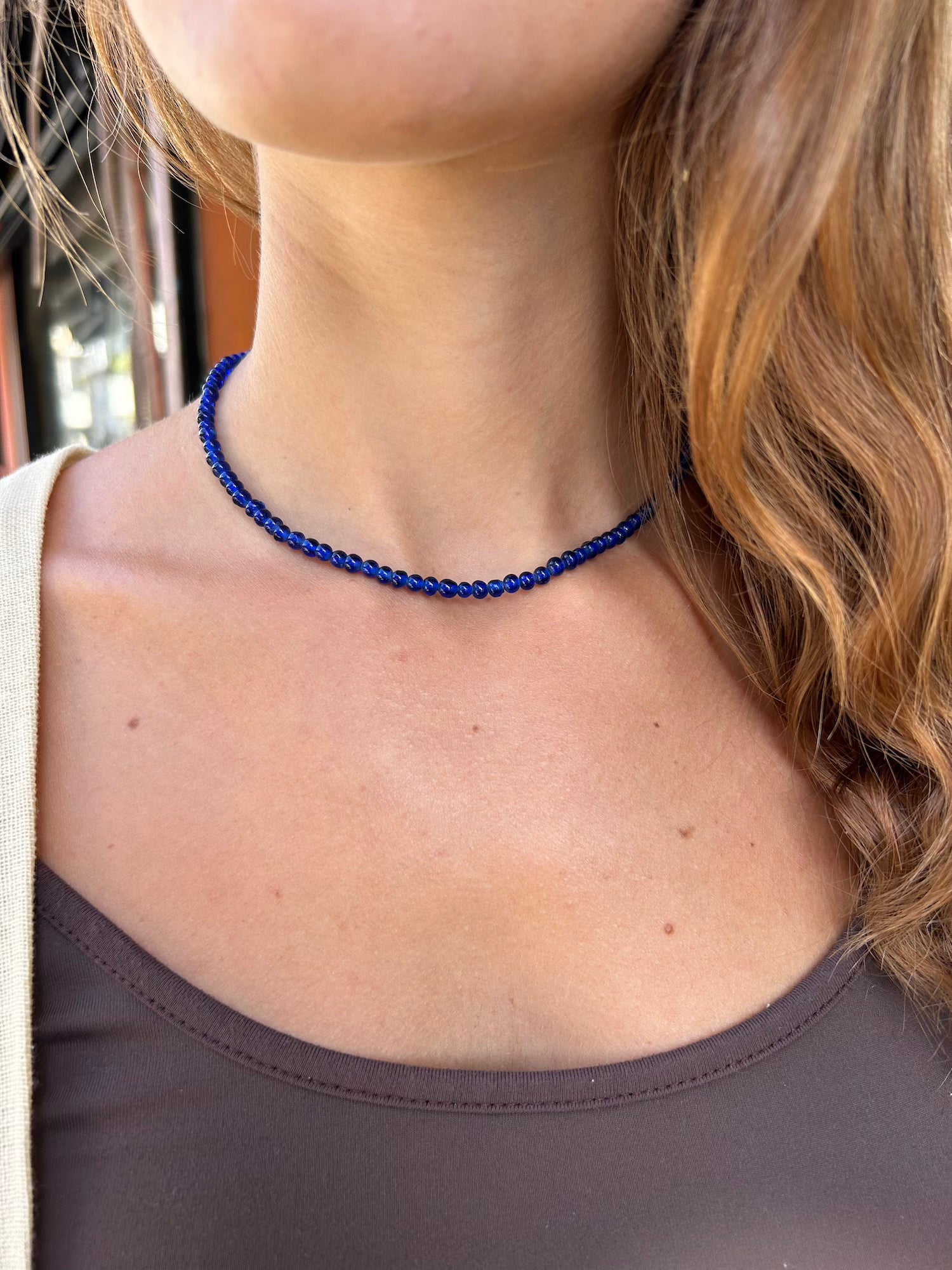 Jasmine Blue Necklace