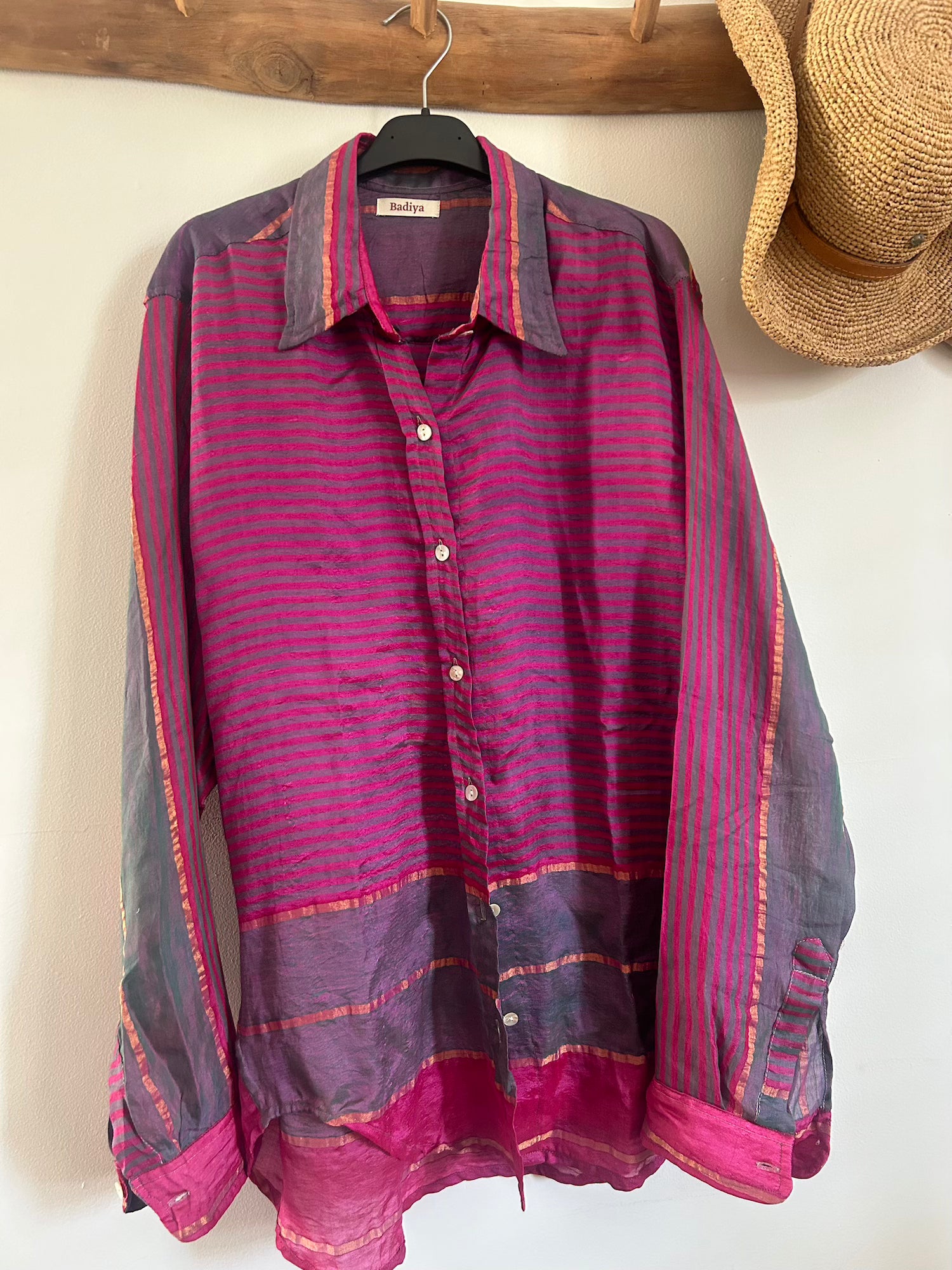 Vintage Sari Shirt