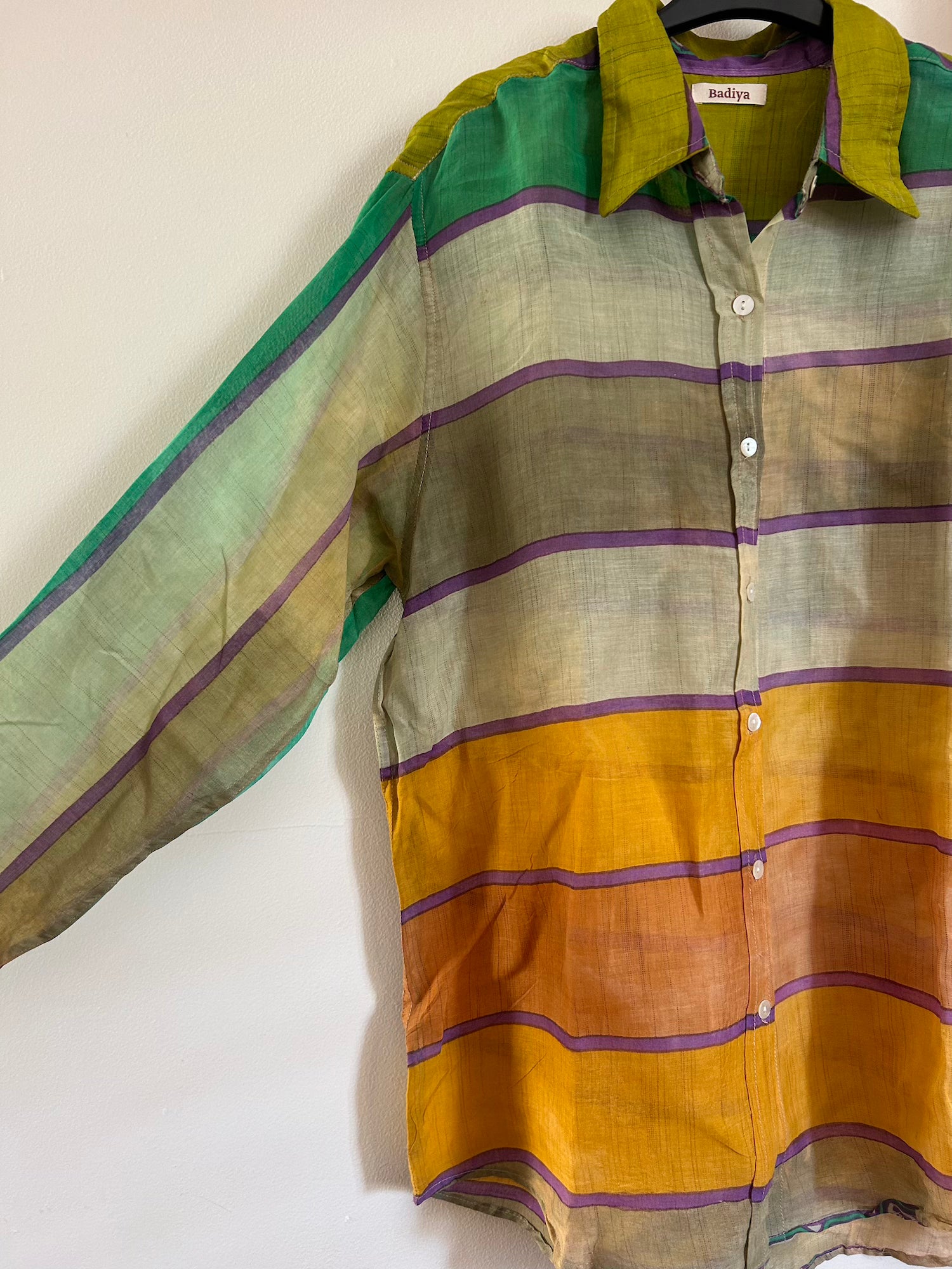Vintage Sari Shirt