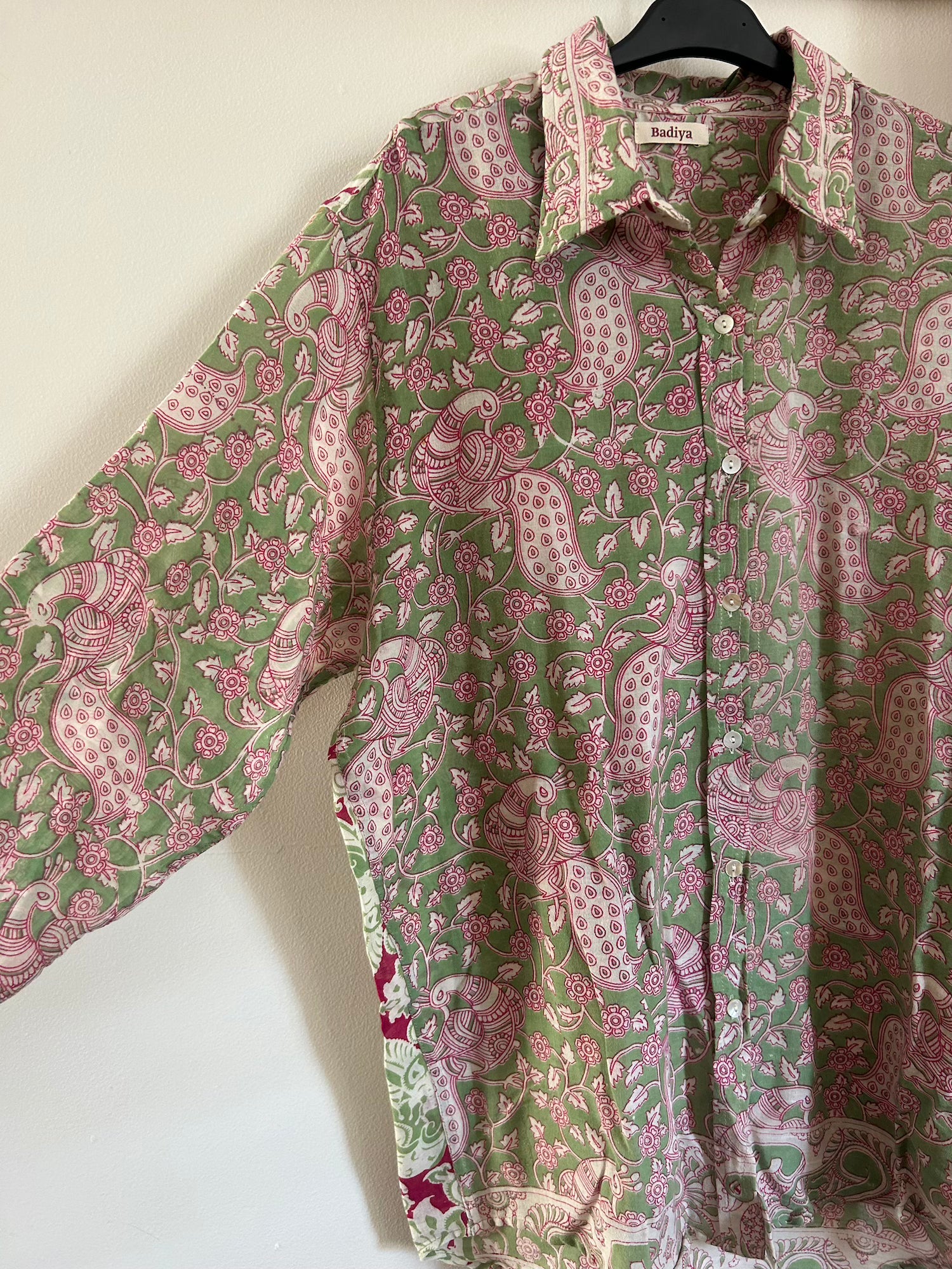 Vintage Sari Shirt