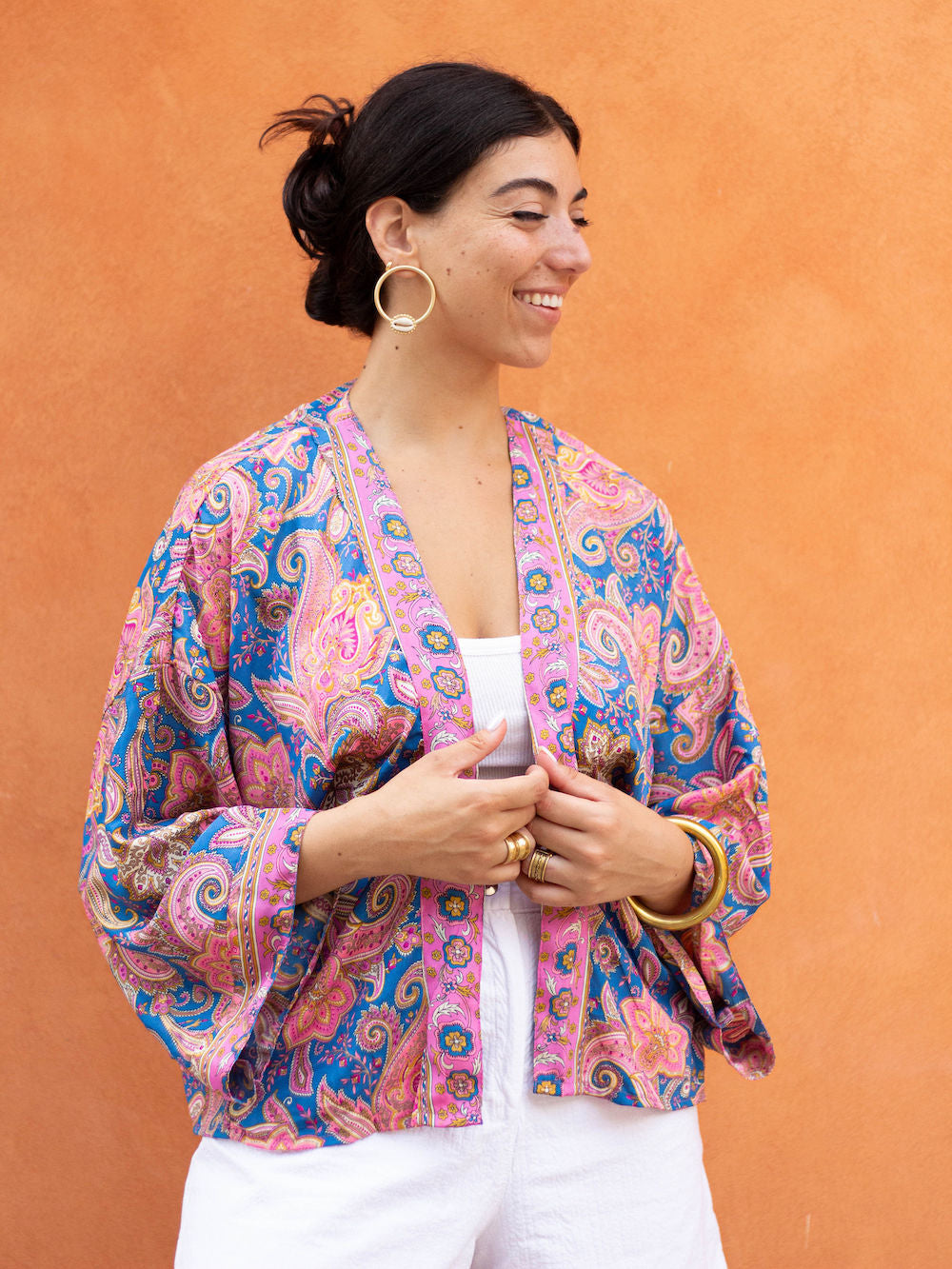 Blue Lotus Kimono