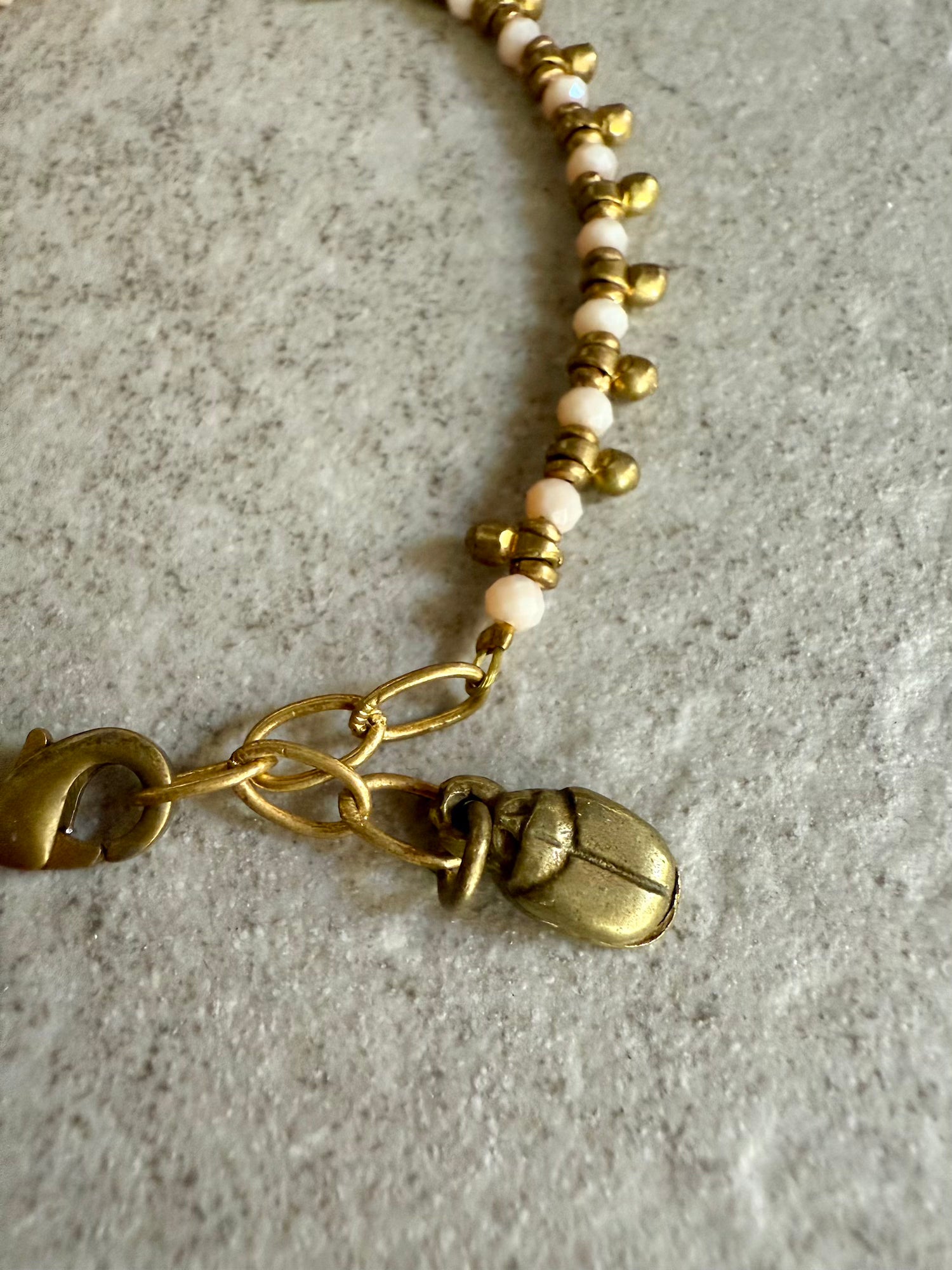 Natasha Beaded Bracelet - White