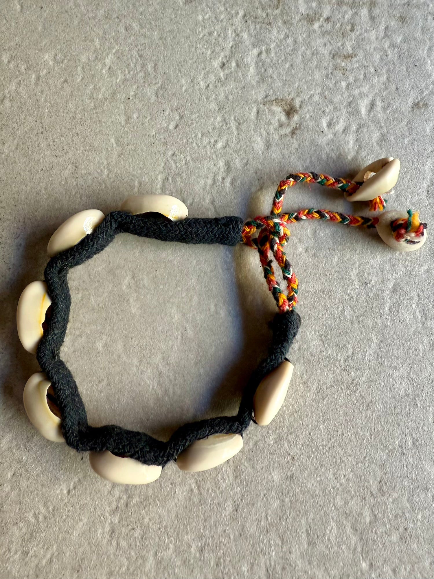 Baba Shell Anklet - Black