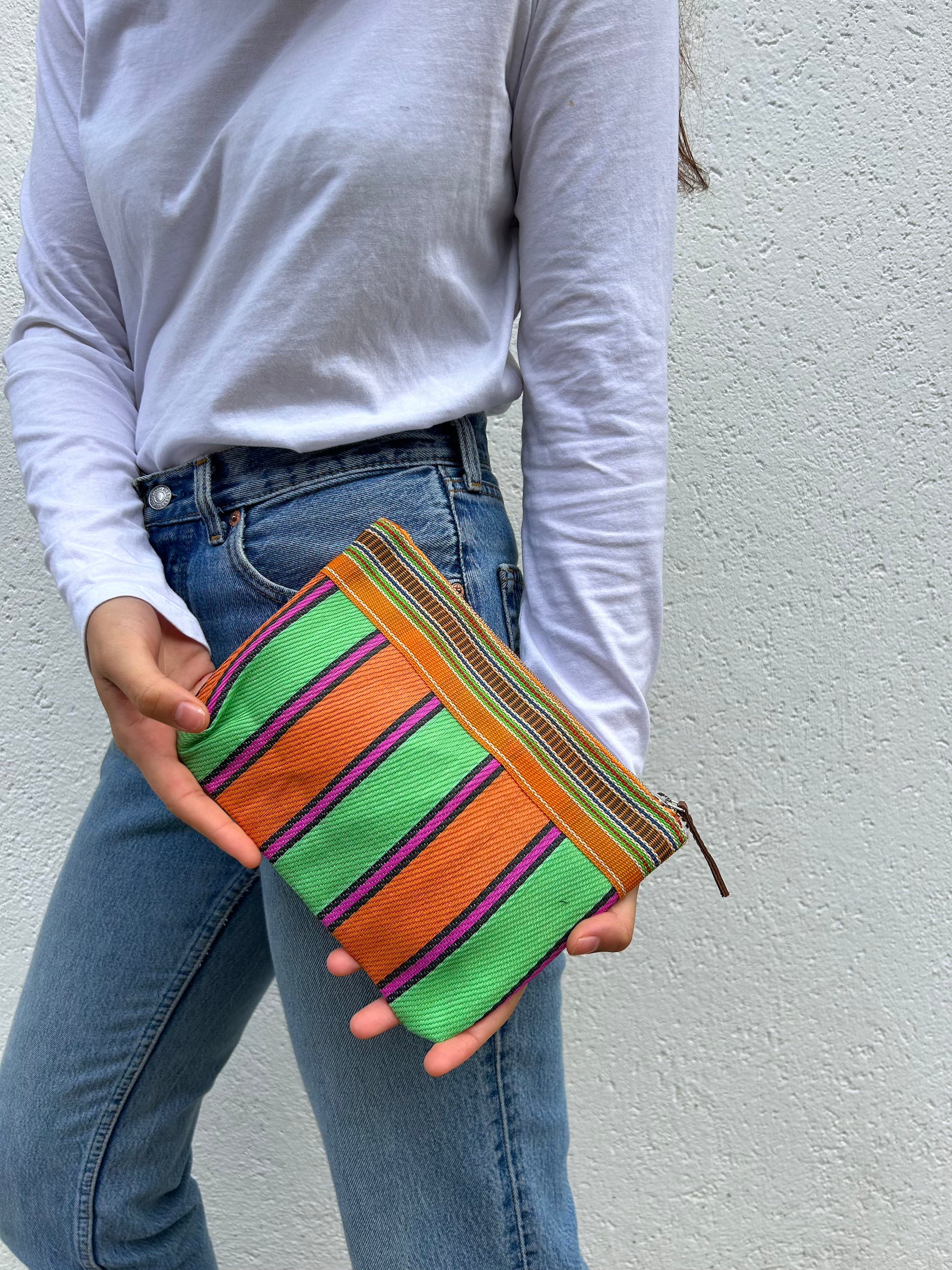 Striped Pouch