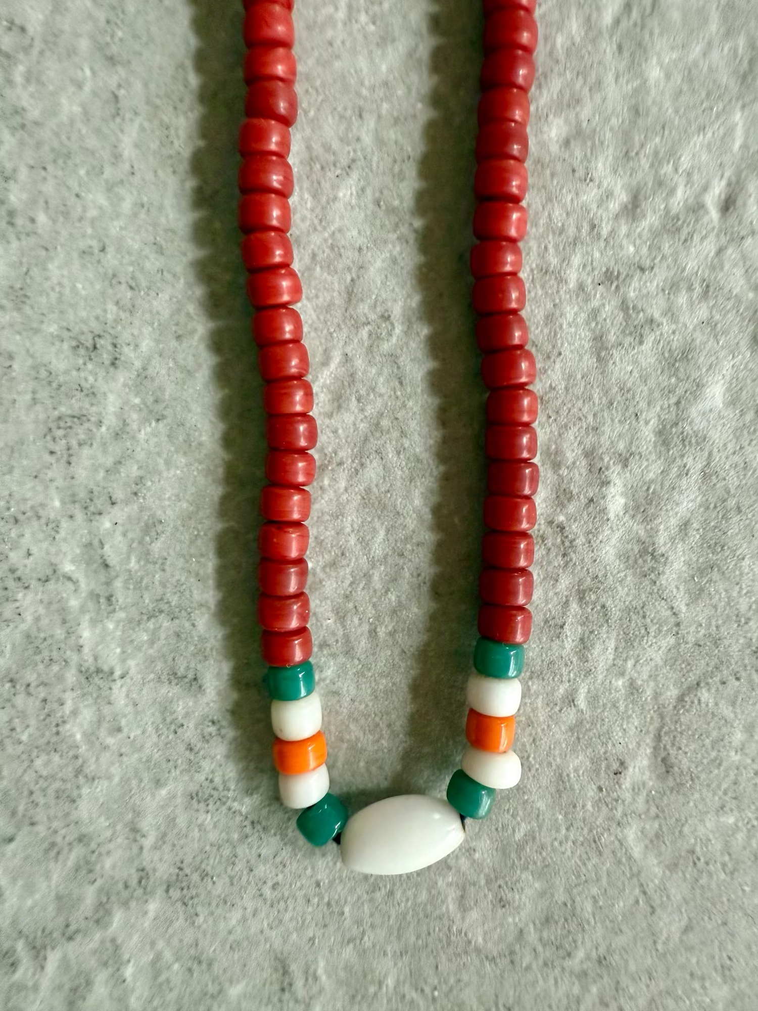 Nagaland Single Necklace - Red I