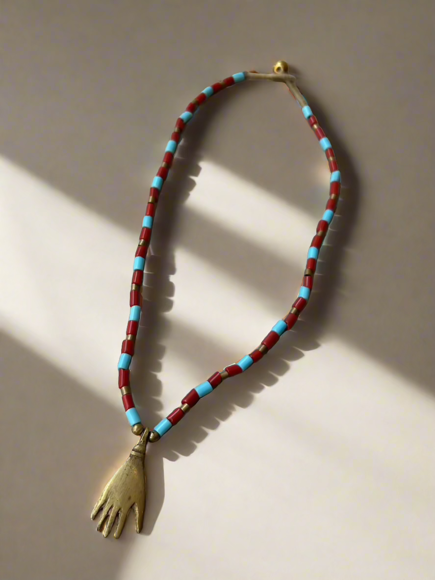 Natasha Hamsa Necklace - short