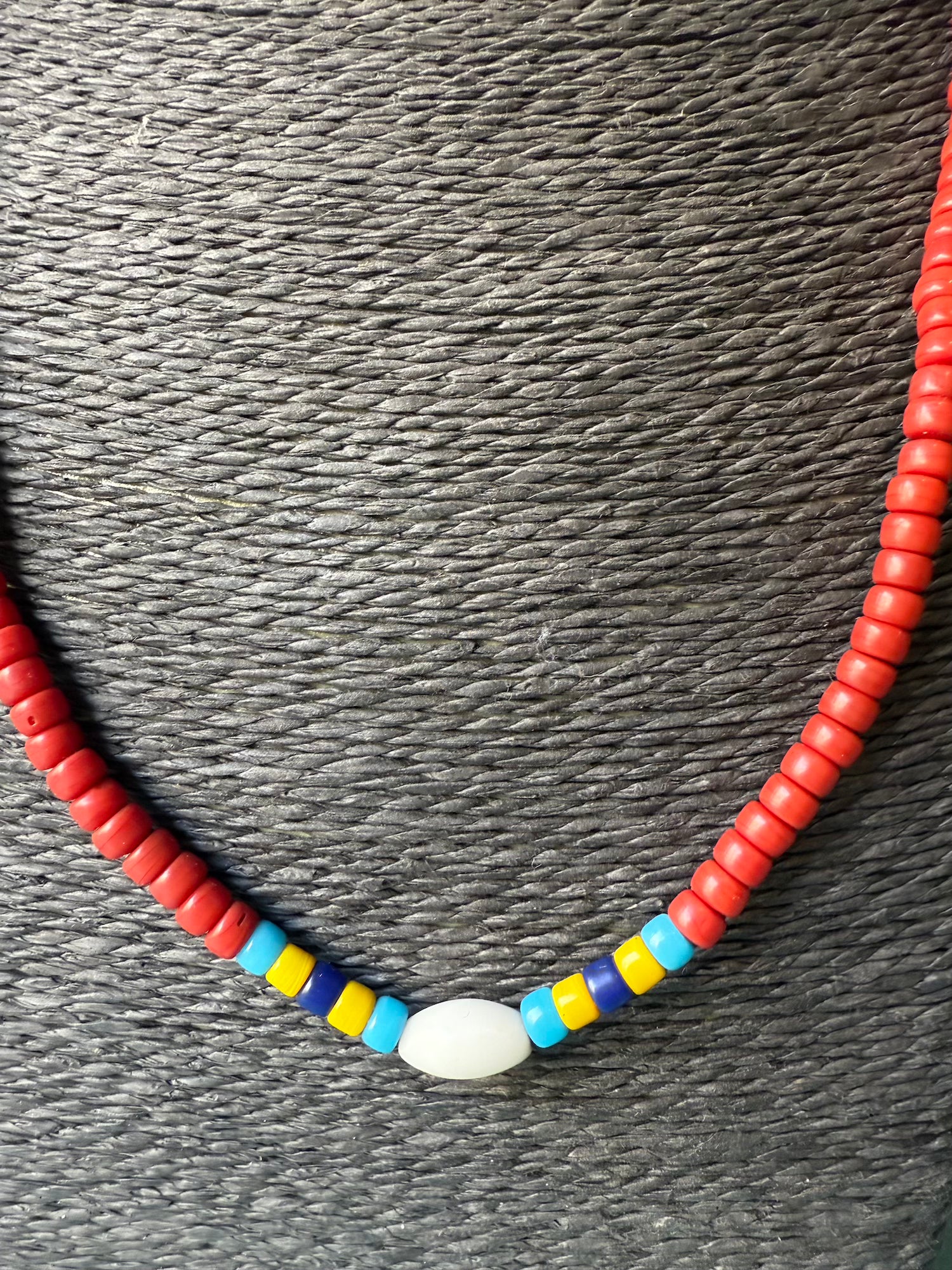 Nagaland Single Necklace - Red II