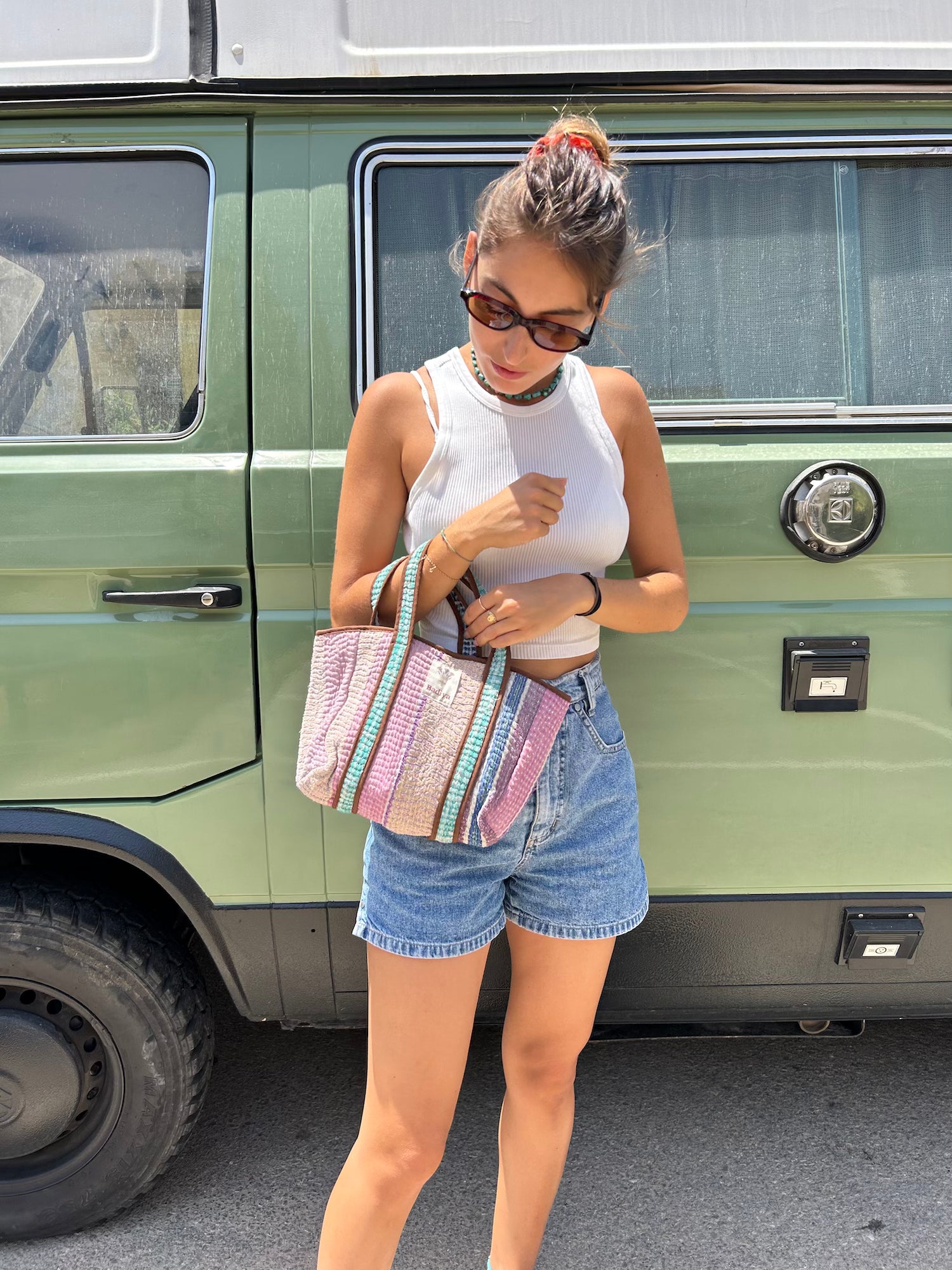 Mini Kantha Bag