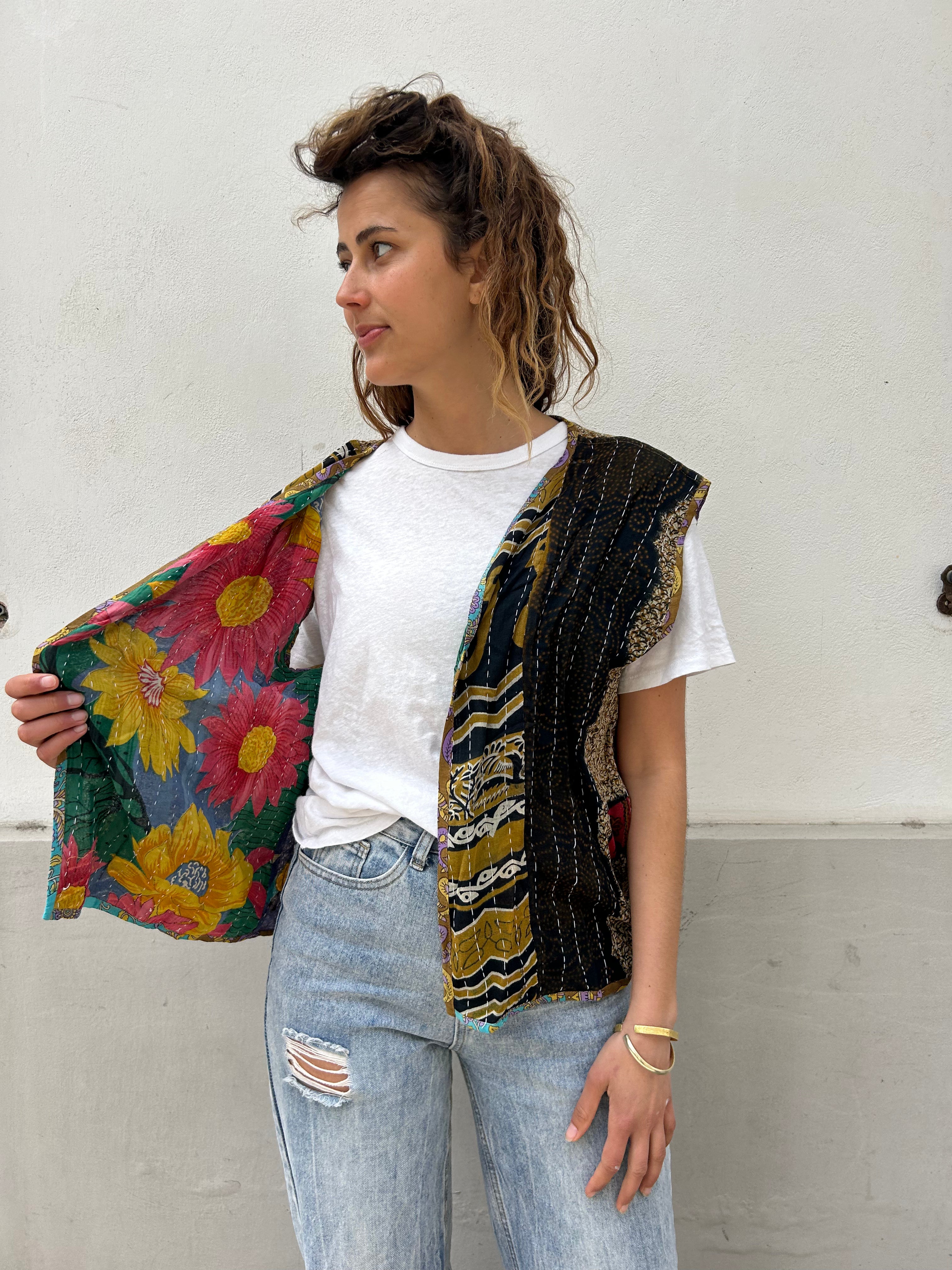 Kantha Vest 6