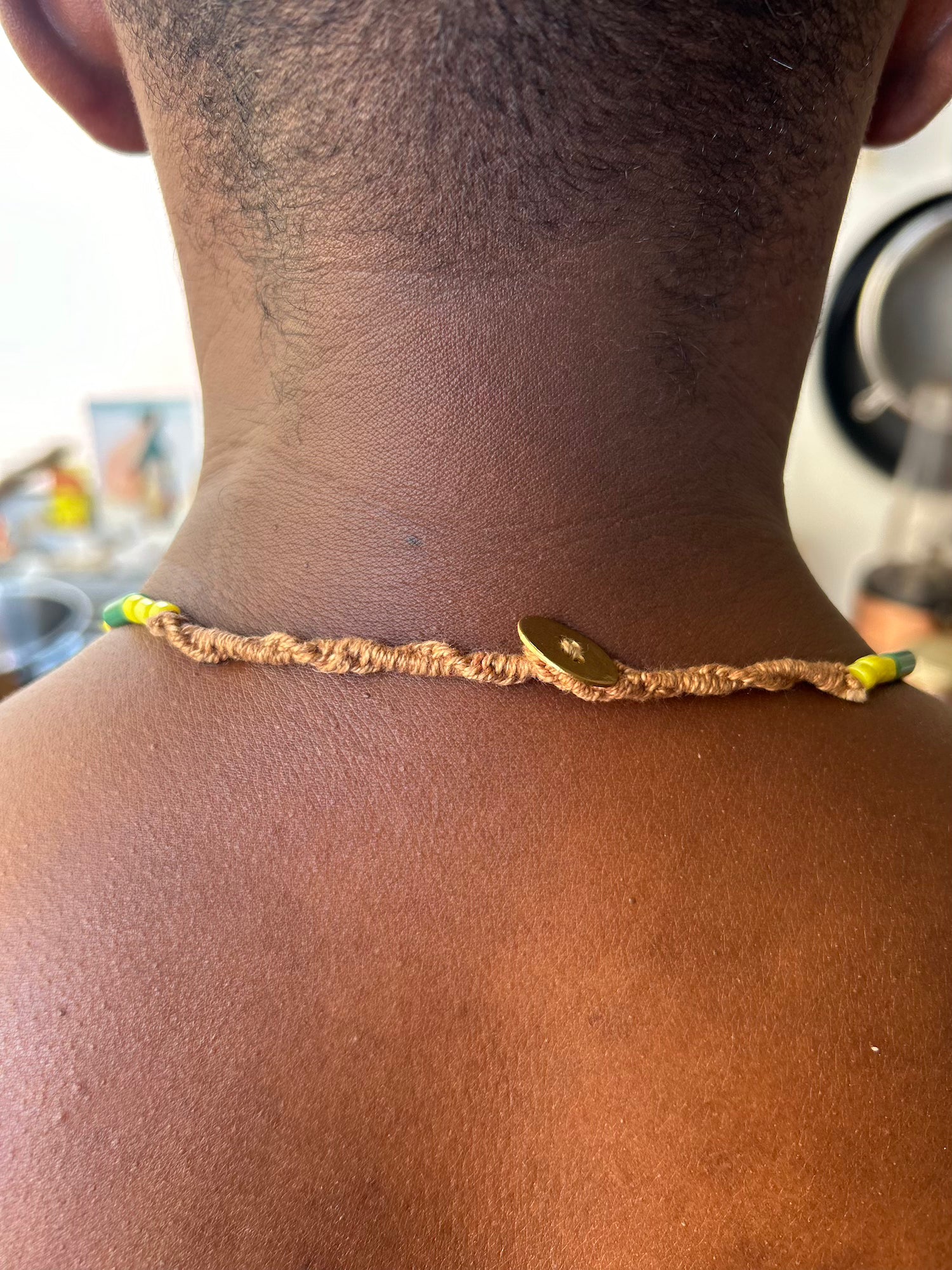 Green Tribal Necklace