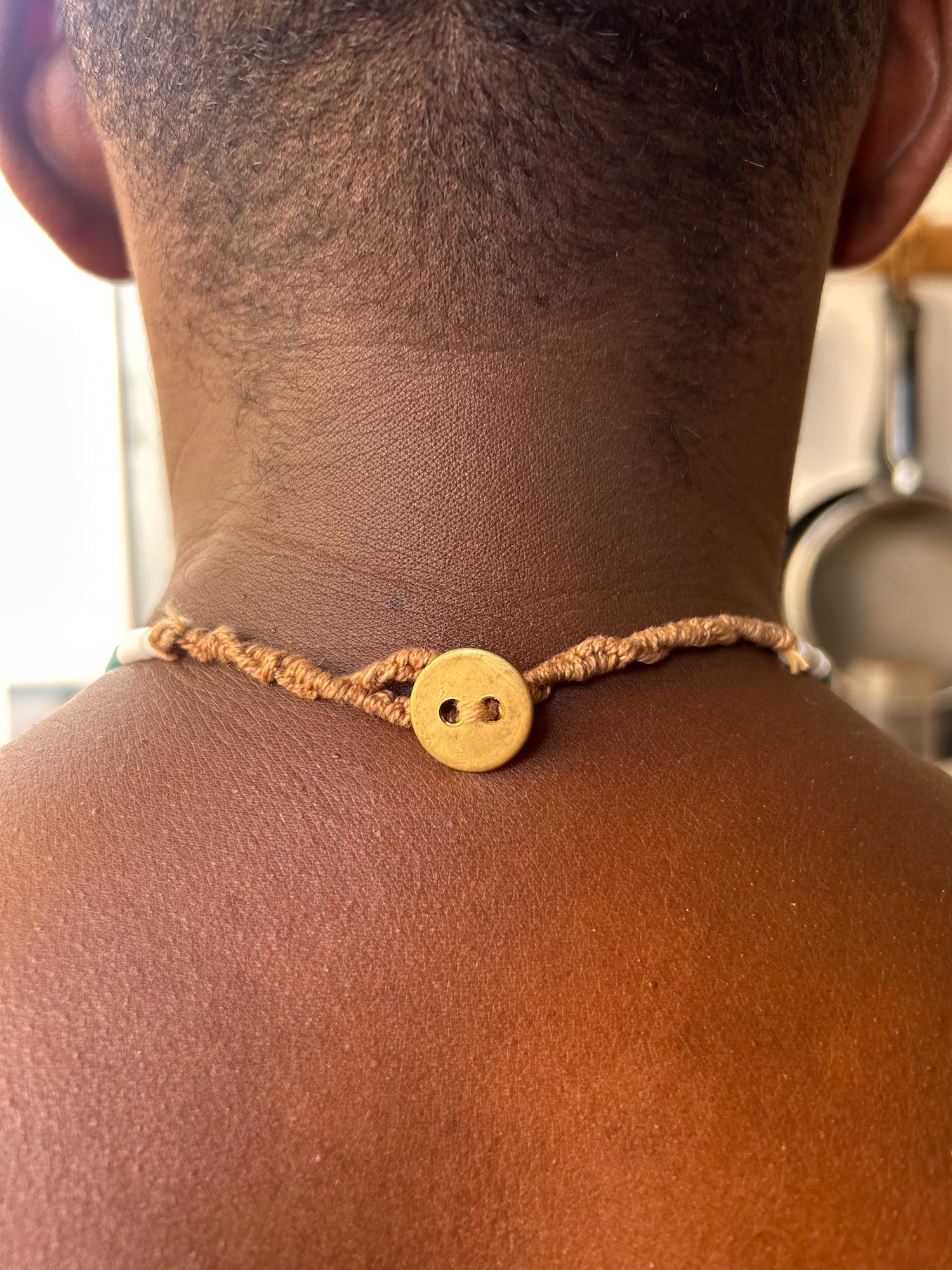 Blue Tribal Necklace