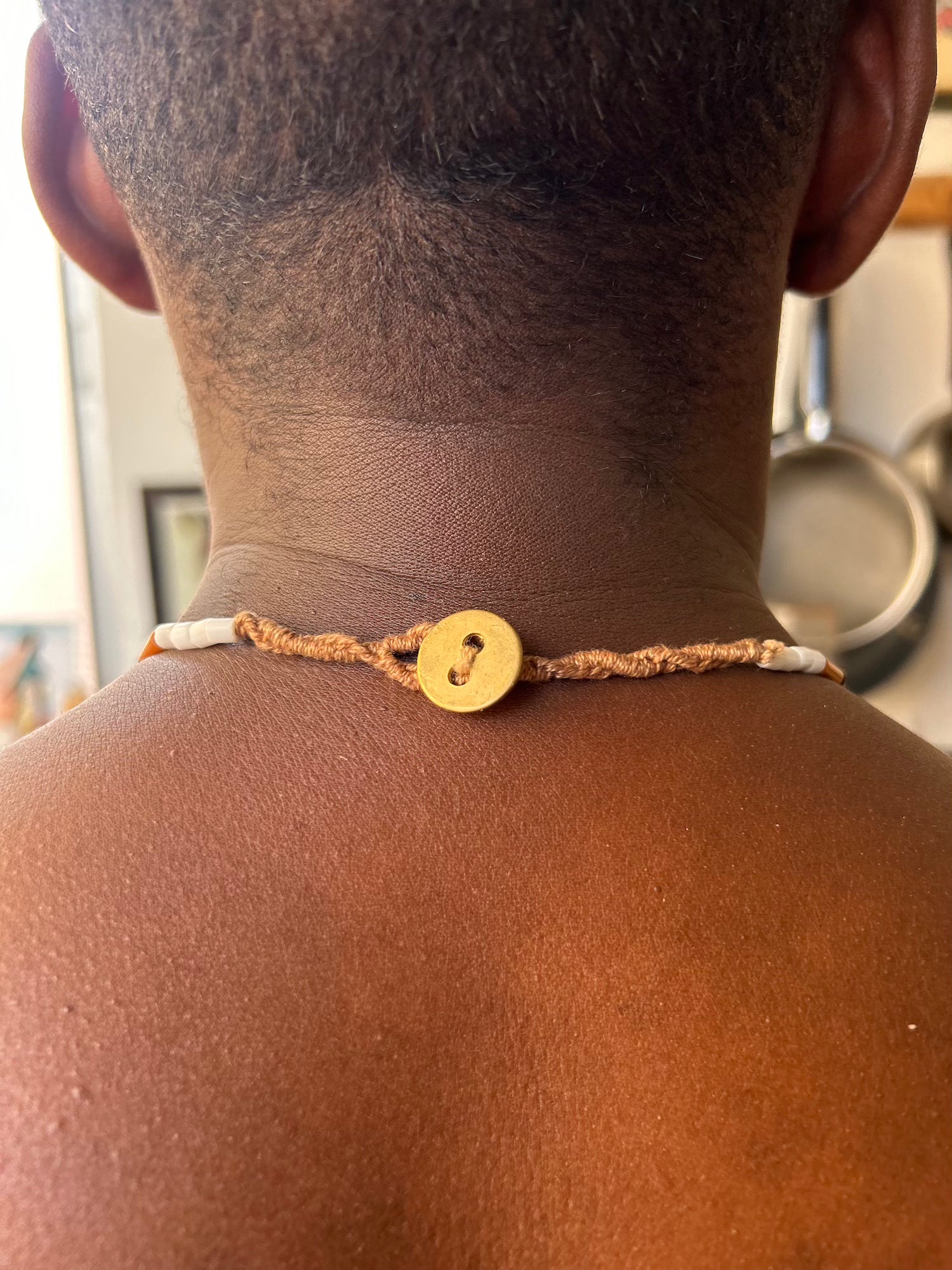 Camel Black Tribal Necklace