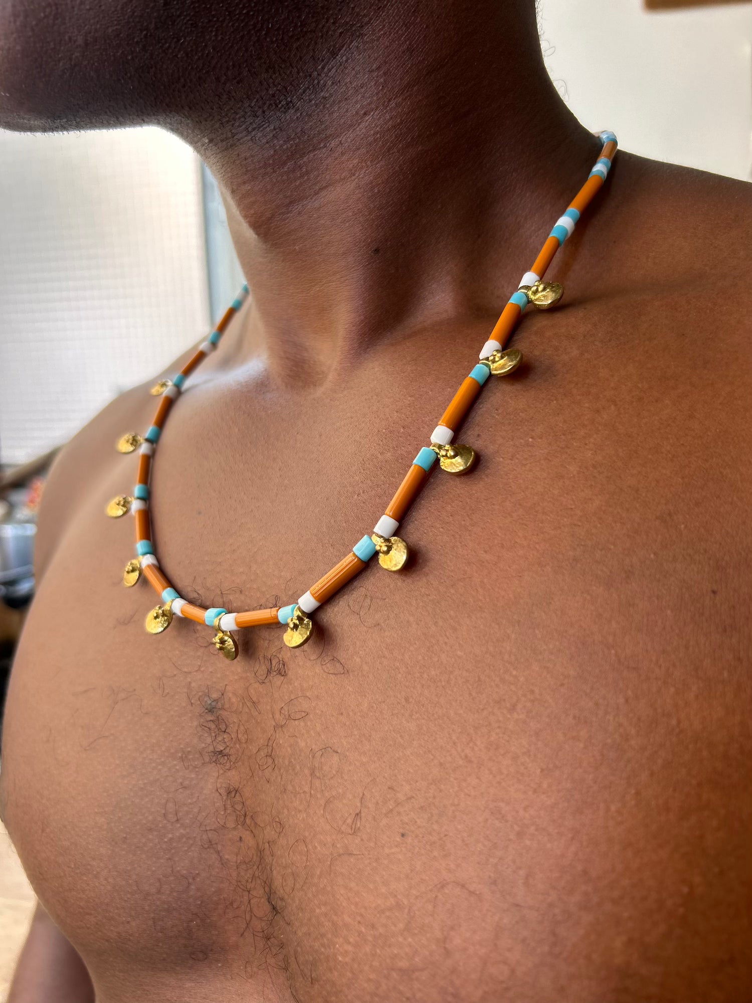 Blue Camel Tribal Necklace