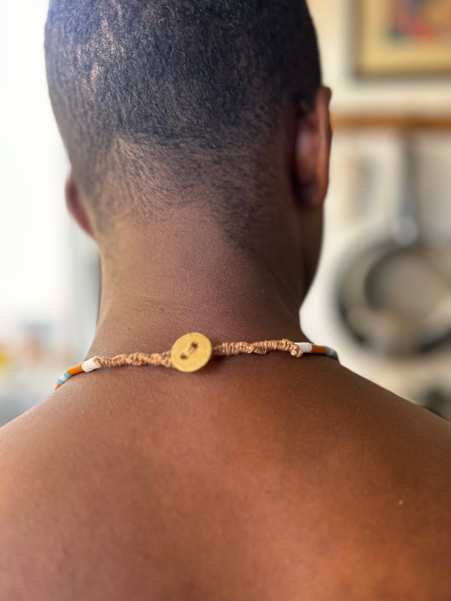 Blue Camel Tribal Necklace