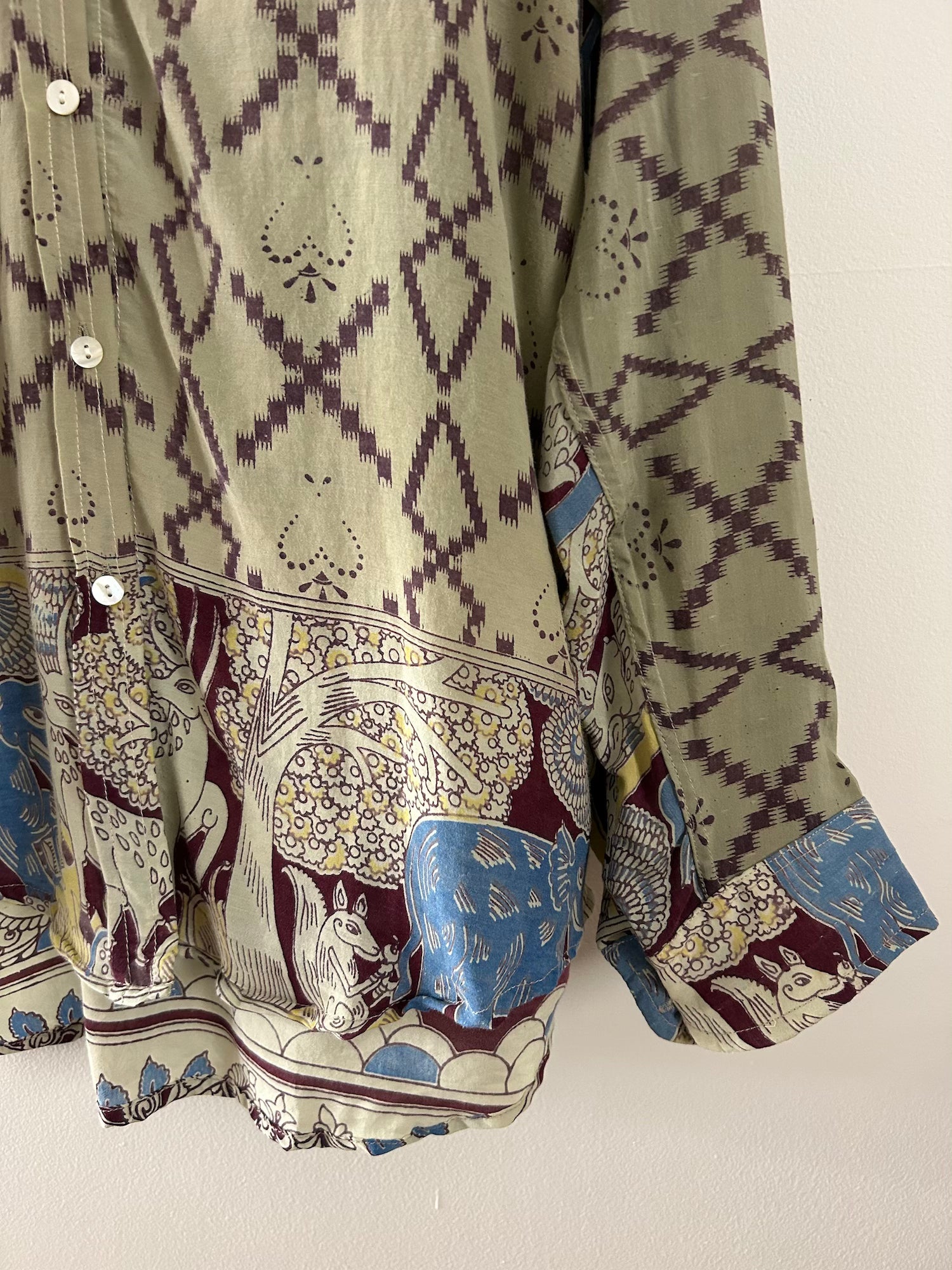 Vintage Sari Shirt