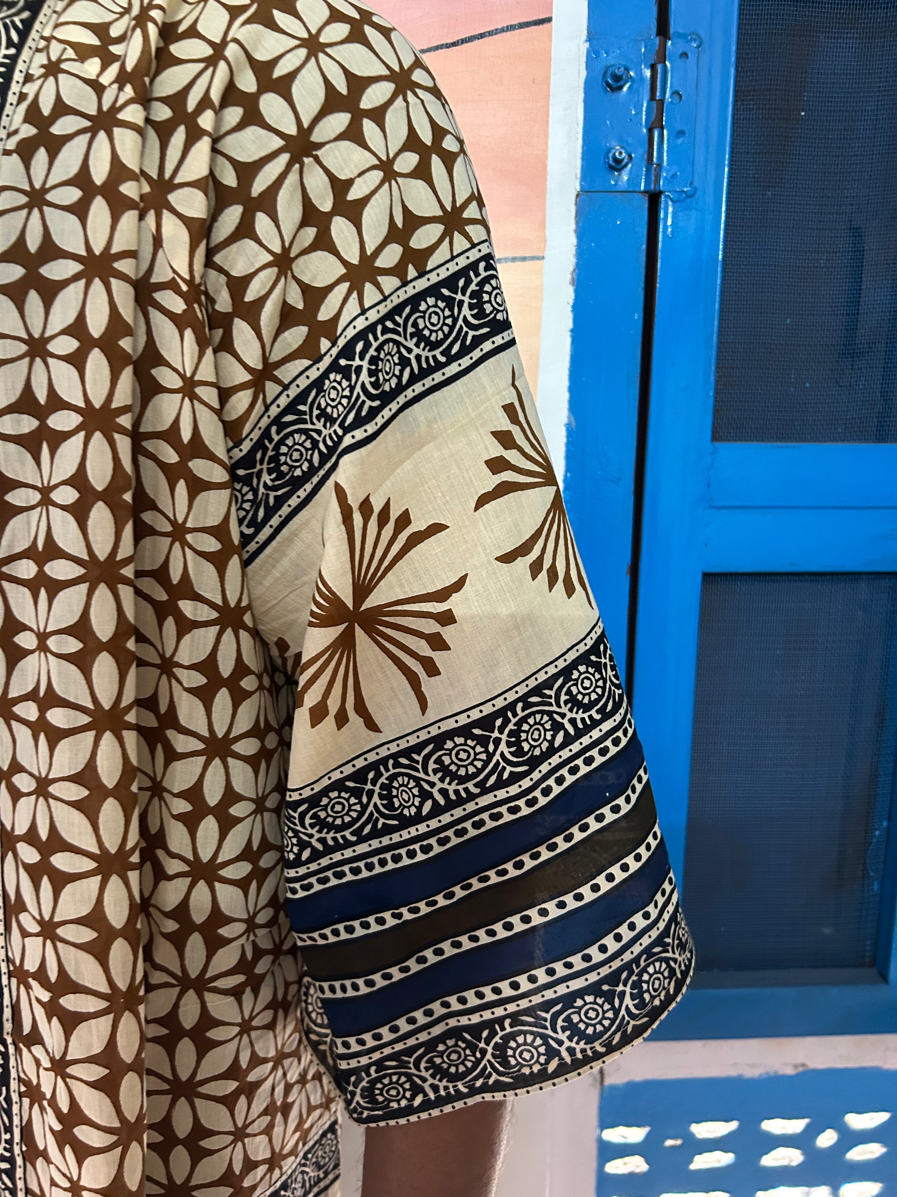 Cotton Print Kimono
