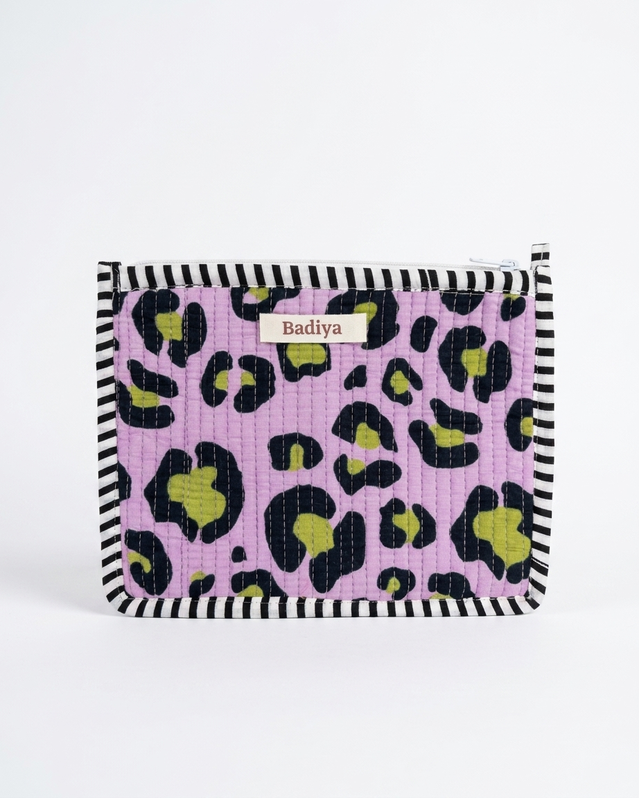 Pouch - Pink Leopard