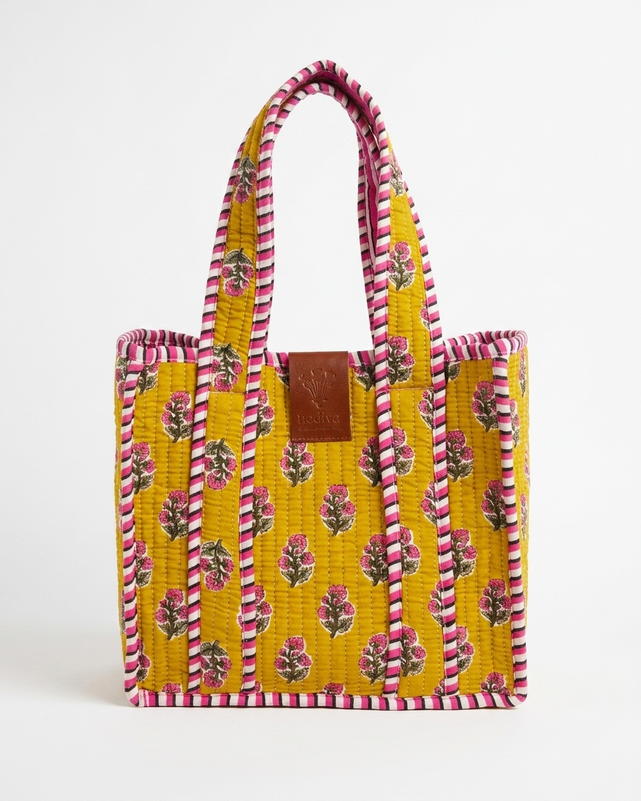 Mini Tote Bag - Mustard