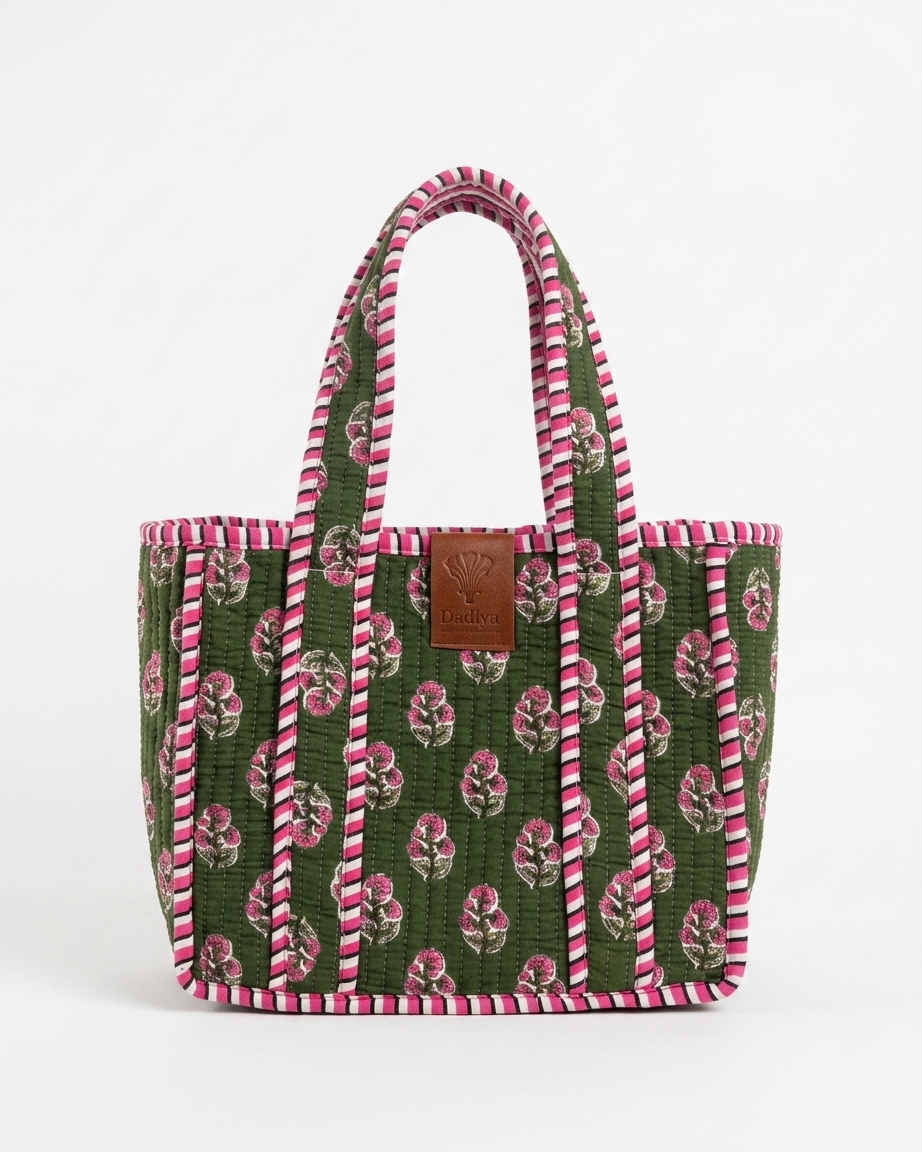 Mini Tote Bag - Green