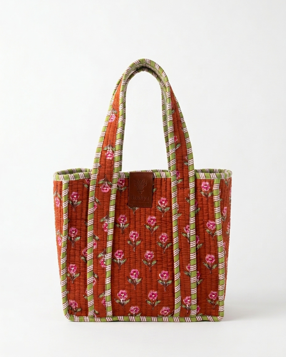 Mini Tote Bag - Brown