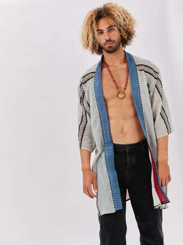 Cotton Print Kimono