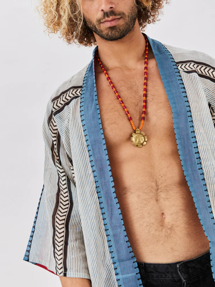Cotton Print Kimono