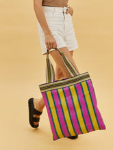 Load image into Gallery viewer, Shopper Striped Bag
