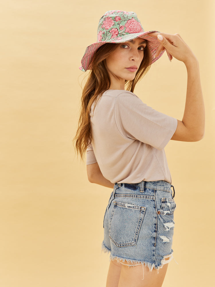 Block Print Hat