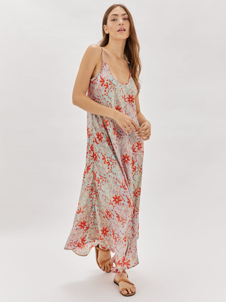 Spaghetti Blossom Dress