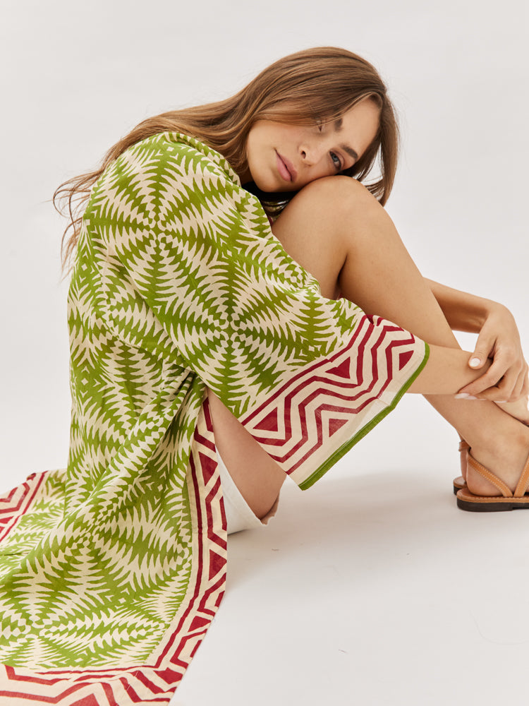Cotton Print Kimono