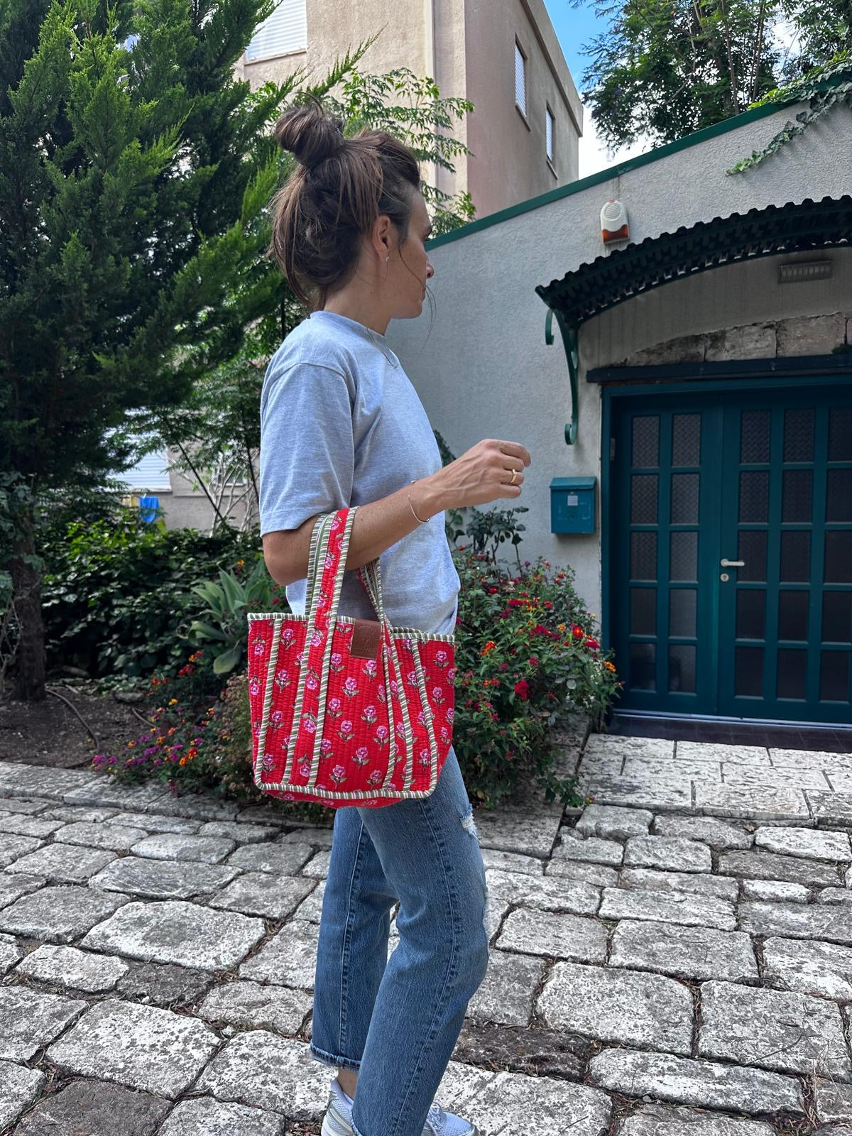 Mini Tote Bag - Red