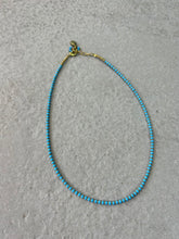 Load image into Gallery viewer, Natasha Beaded Necklace - Lt. Blue
