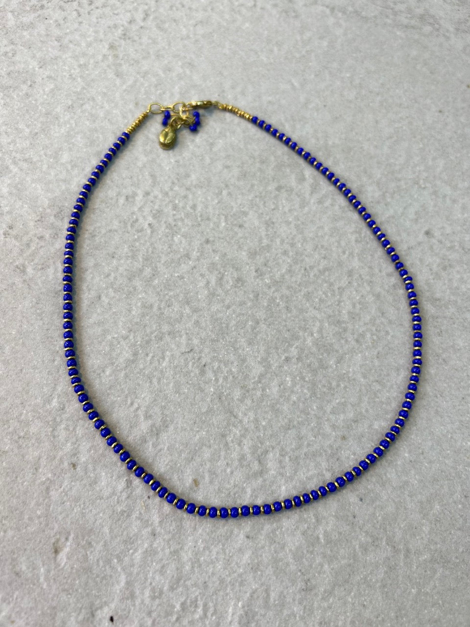 Natasha Beaded Necklace - Blue