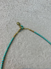 Load image into Gallery viewer, Natasha Beaded Necklace - Turquoise

