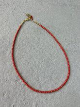 Load image into Gallery viewer, Natasha Beaded Necklace - Red

