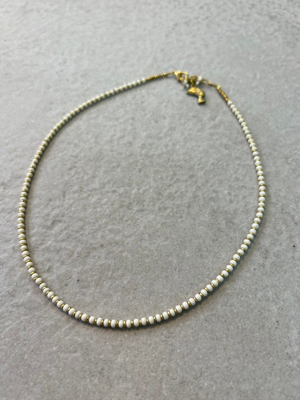 Natasha Beaded Necklace - White