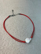 Load image into Gallery viewer, Sigi Pearl Choker - Red
