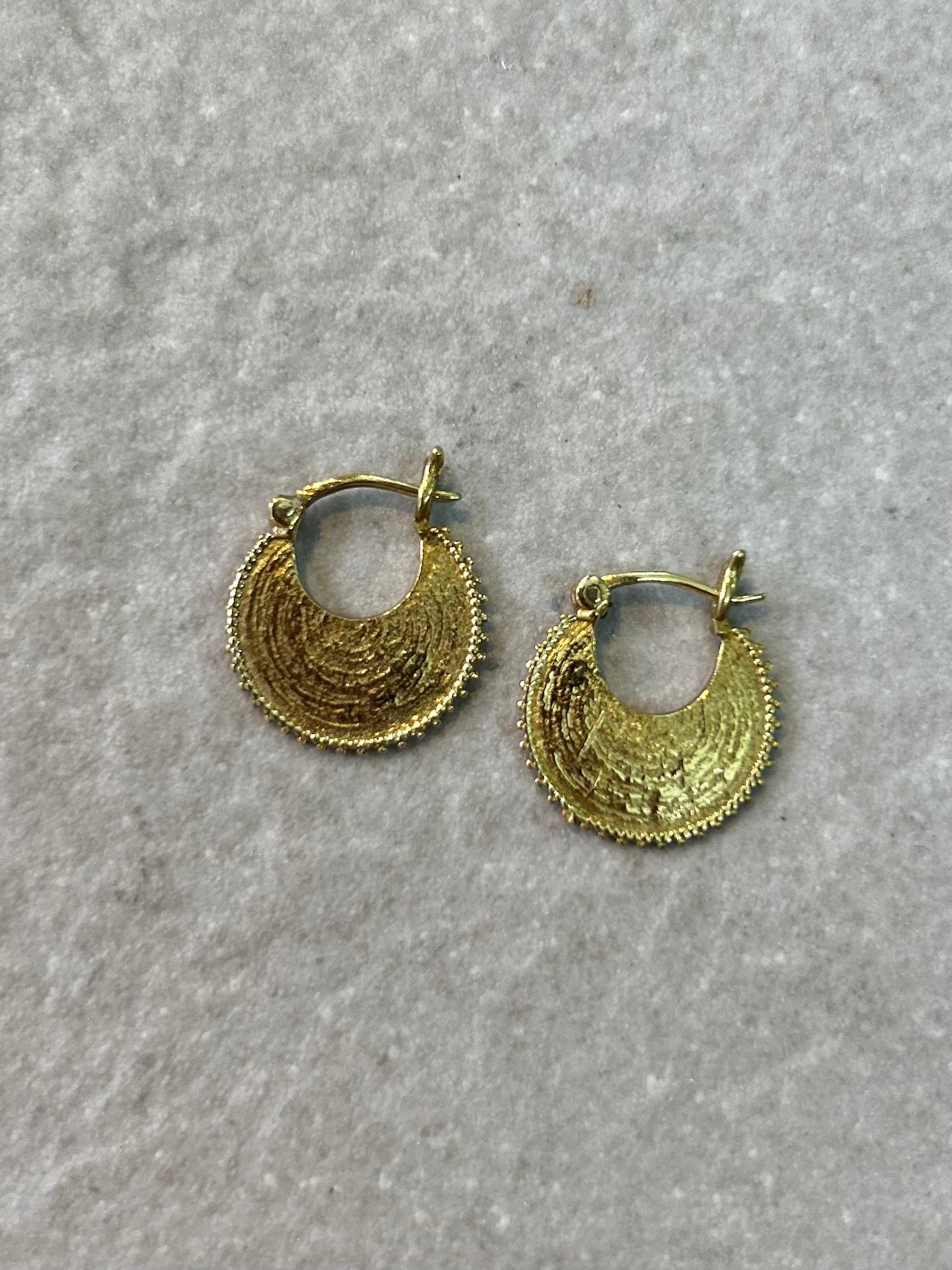 Mini Brass Earrings