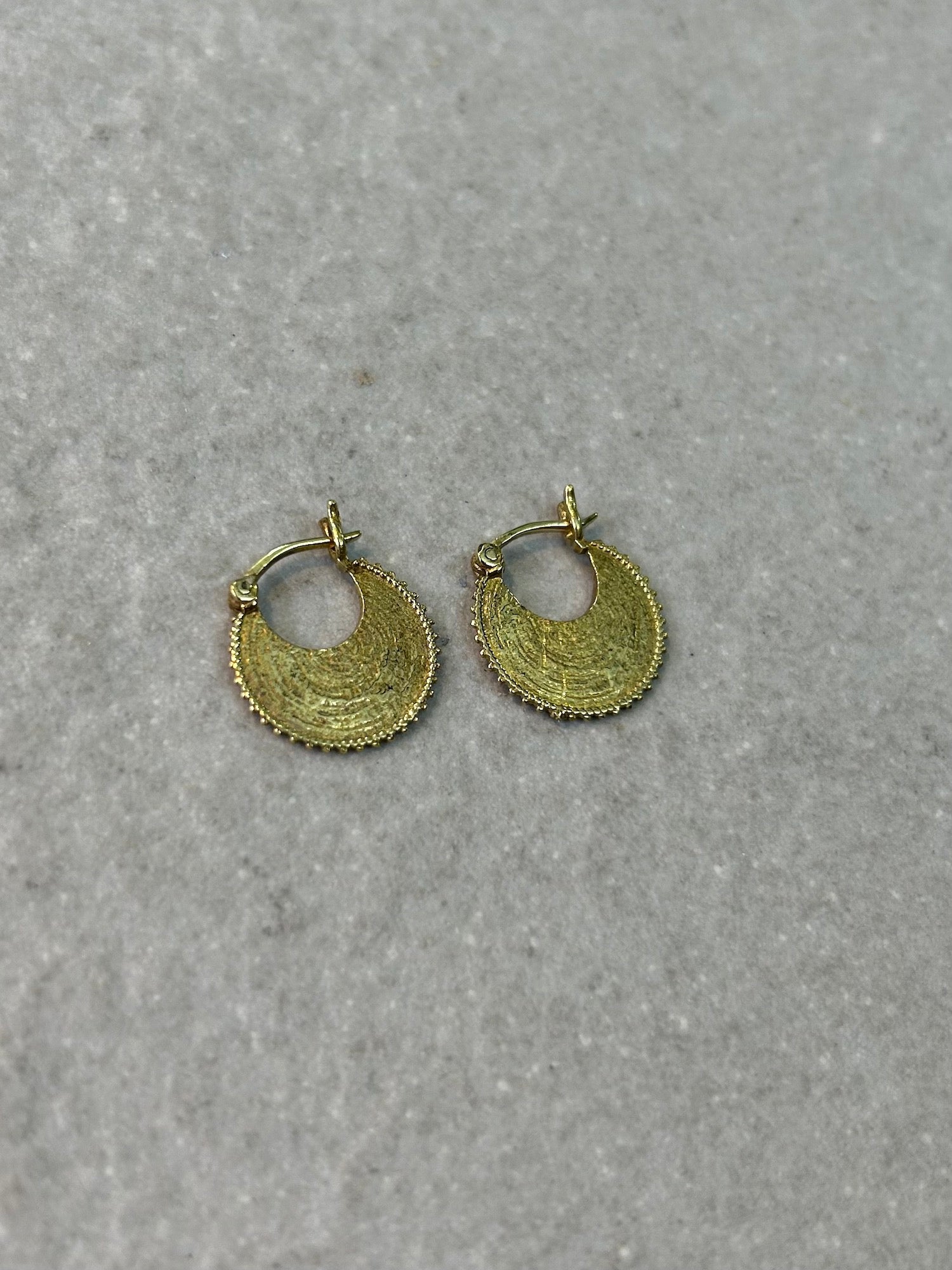 Mini Brass Earrings