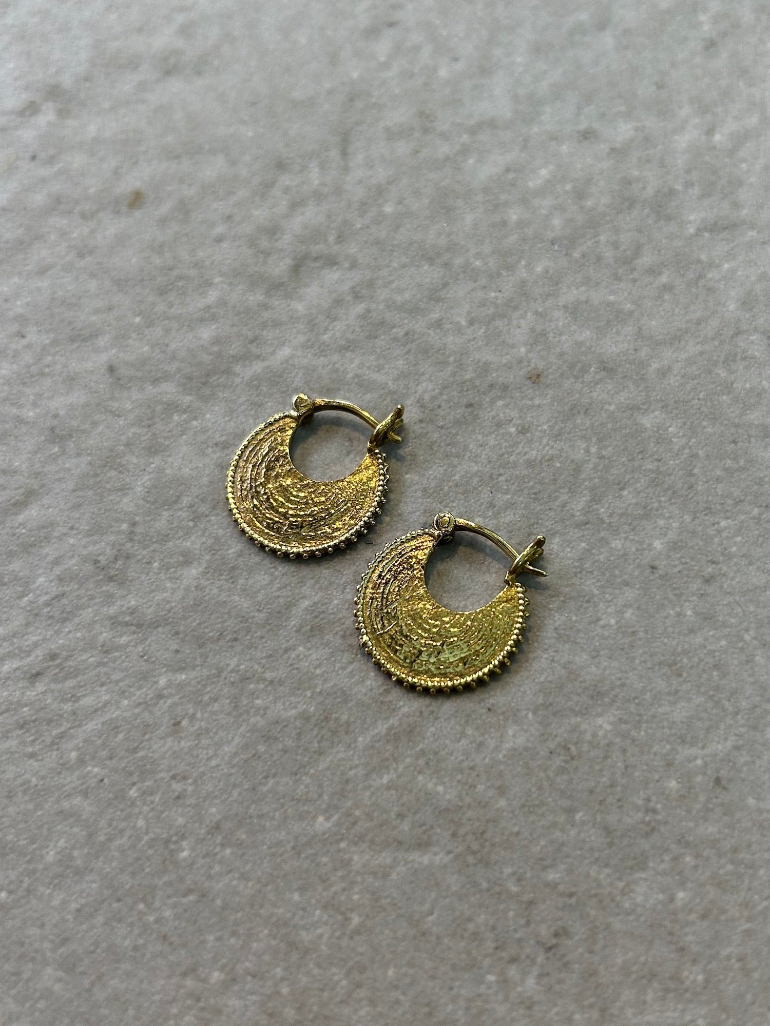 Mini Brass Earrings