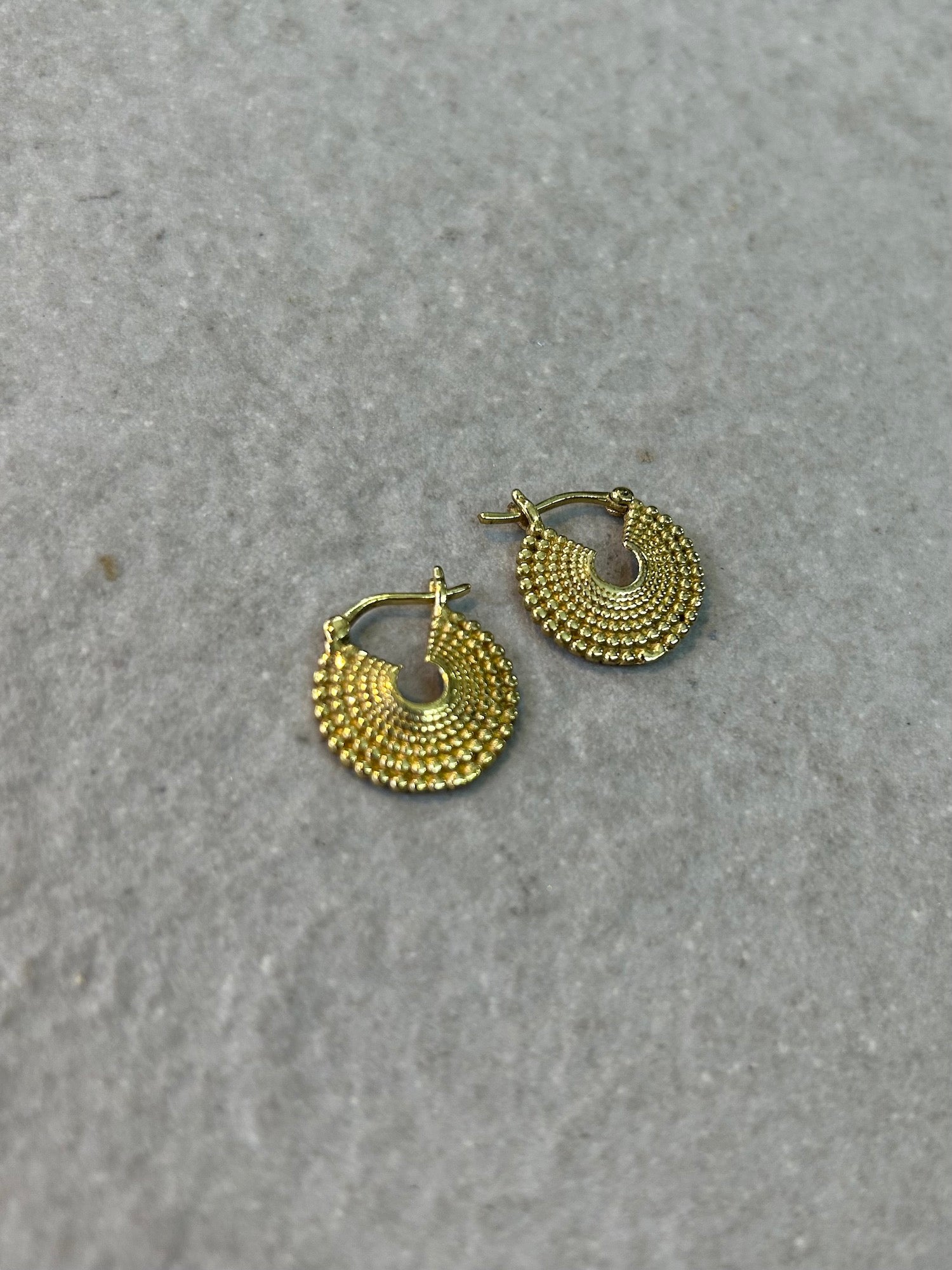 Mini Brass Earrings