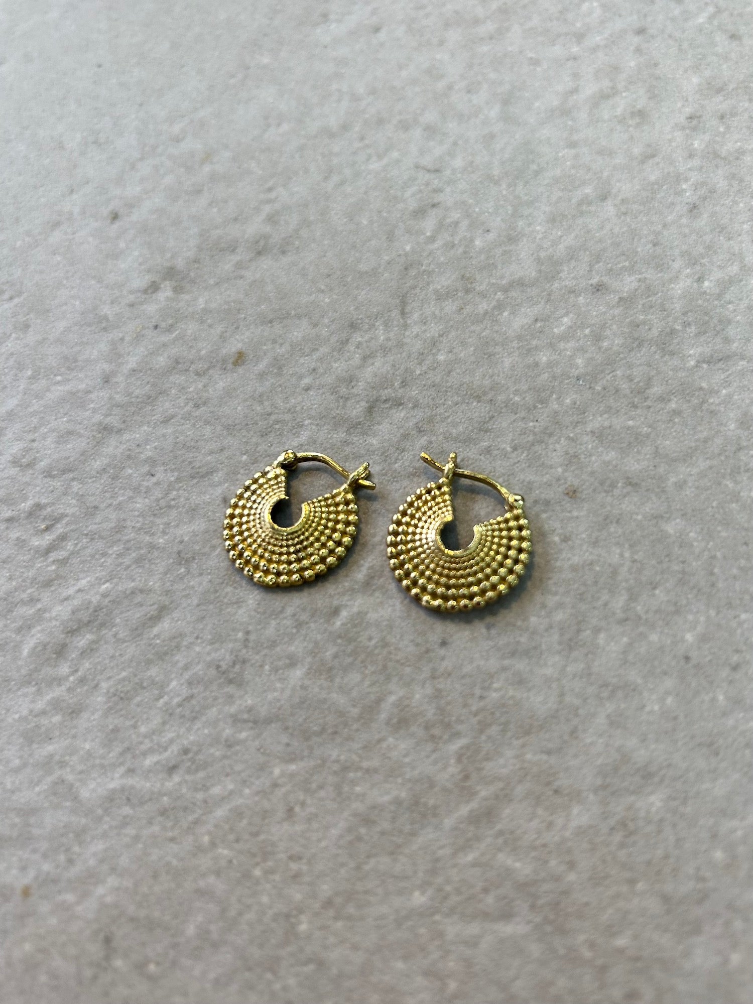 Mini Brass Earrings