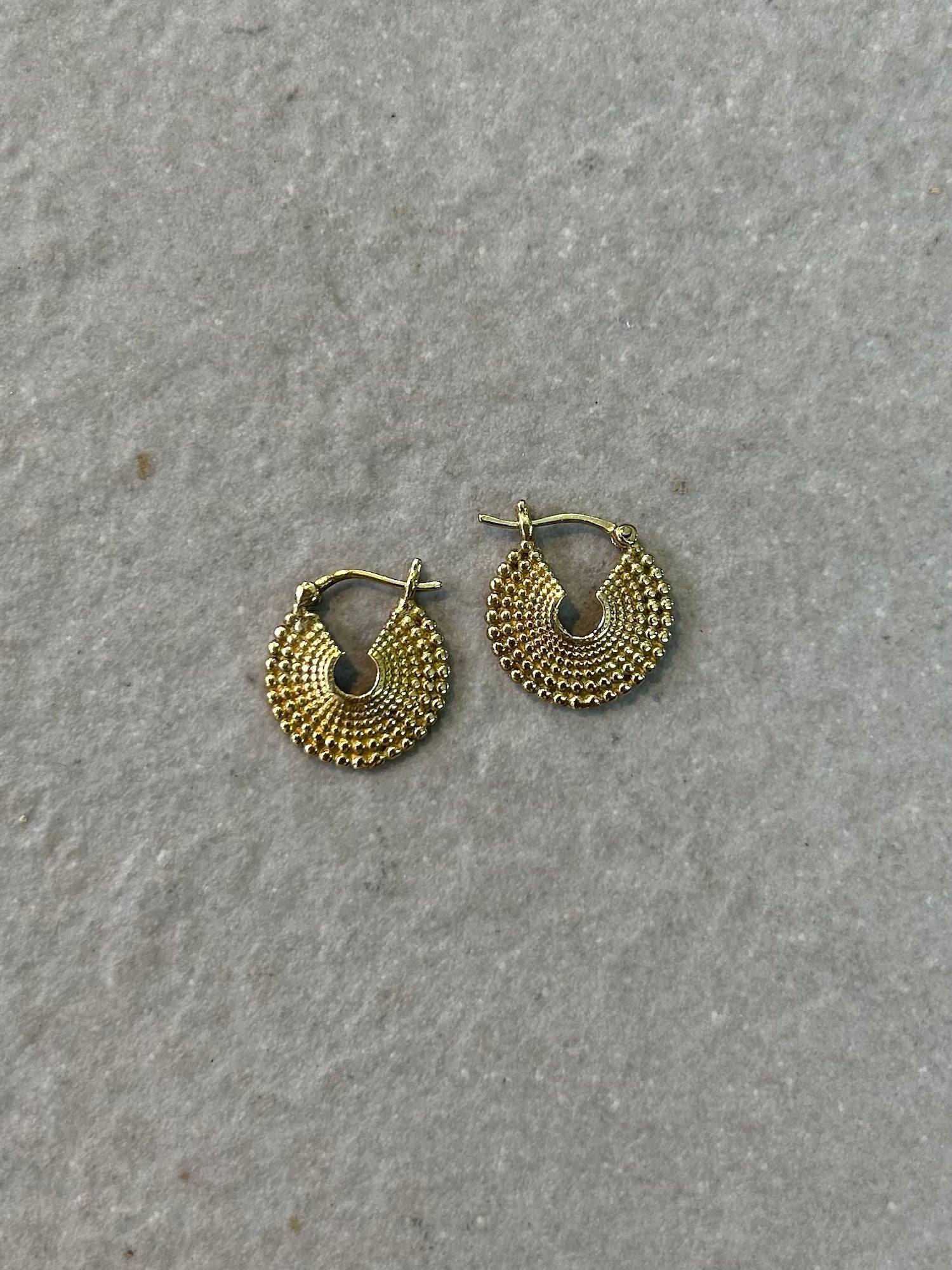 Mini Brass Earrings