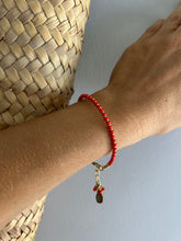 Load image into Gallery viewer, Natasha Beaded Bracelet - Red
